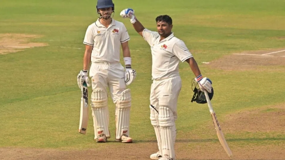 Sarfaraz Khan scripts history with Ranji Trophy double hundred, becomes 1st ever Indian batter to...